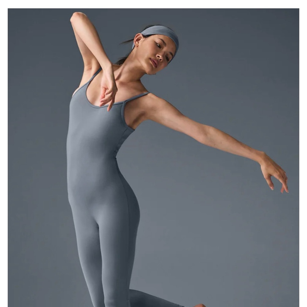 ALO Yoga Washed Gray Onesie
